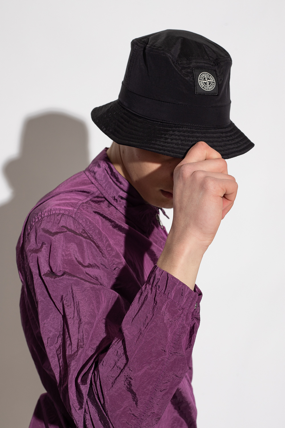 Black Bucket hat with logo Stone Island - Vitkac Canada